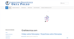 Desktop Screenshot of grafotecnica.com